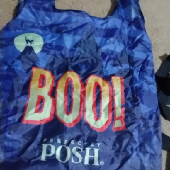 Perfectly posh reusable fold up shopping bag Halloween tote limited edition - Picture 7 of 7